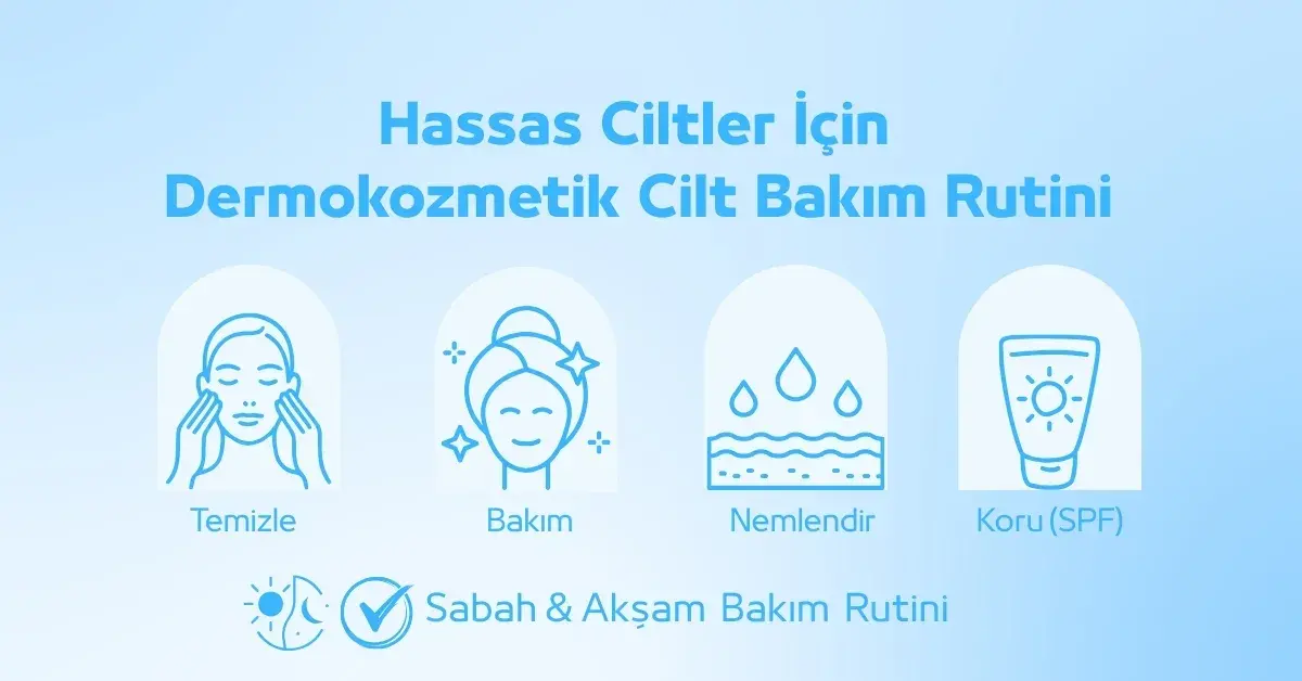 Hassas Ciltler İçin Dermokozmetik Cilt Bakım Rutini