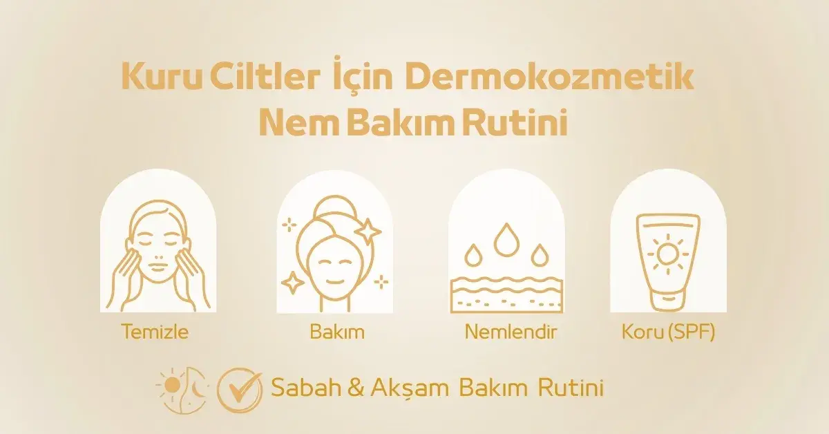 Kuru Ciltler İçin Dermokozmetik Nem Bakım Rutini ve Bariyer Onarım Rehberi