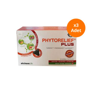 Alchem Life Phytorelief Plus Takviye Edici Gıda 30 Pastil x3 Adet - Alchem Life