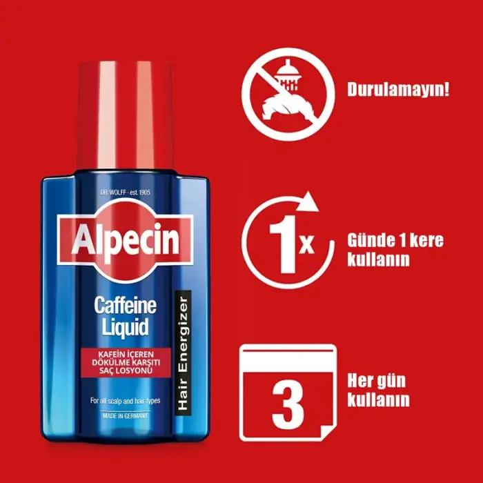 Alpecin C1 Dökülme Karşıtı 3'lü Set - 5