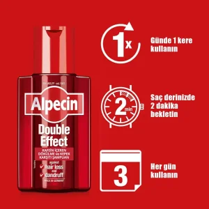 Alpecin C1 & Double Effect Dökülme Karşıtı Bakım Seti - 5