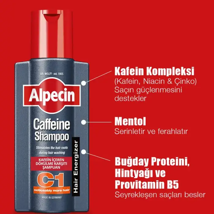 Alpecin C1 & Double Effect Dökülme Karşıtı Bakım Seti - 4