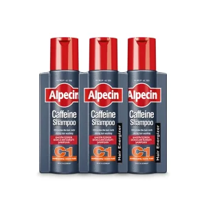 Alpecin Caffeine Shampoo C1- Kafein İçeren Dökülme Karşıtı Şampuan 250 ml x 3 Adet - Alpecin