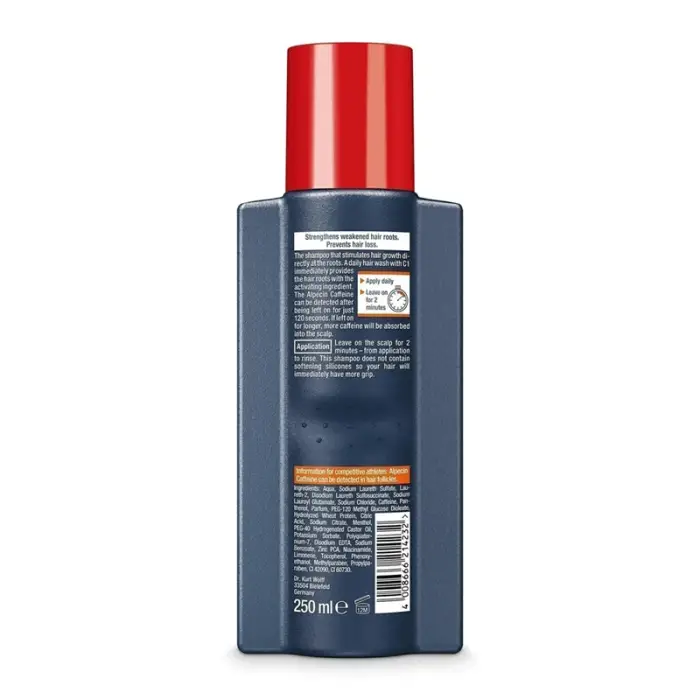 Alpecin Caffeine Shampoo C1- Kafein İçeren Dökülme Karşıtı Şampuan 250 ml x 3 Adet - 2