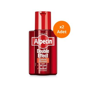 Alpecin Double Effect Caffeine Shampoo - Kafein İçeren Dökülme ve Kepek Karşıtı Şampuan 200 ml x 2 Adet - Alpecin
