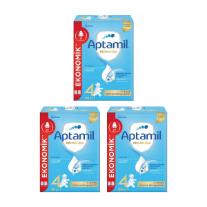 Aptamil Pronutra 4 Numara 1-2 Yaş Çocuk Devam Sütü 900 gr x 3 Adet - Aptamil
