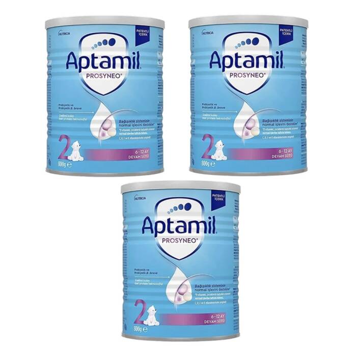 Aptamil Prosyneo 2 Numara Bebek Devam Sütü 800 gr x 3 Adet - 1