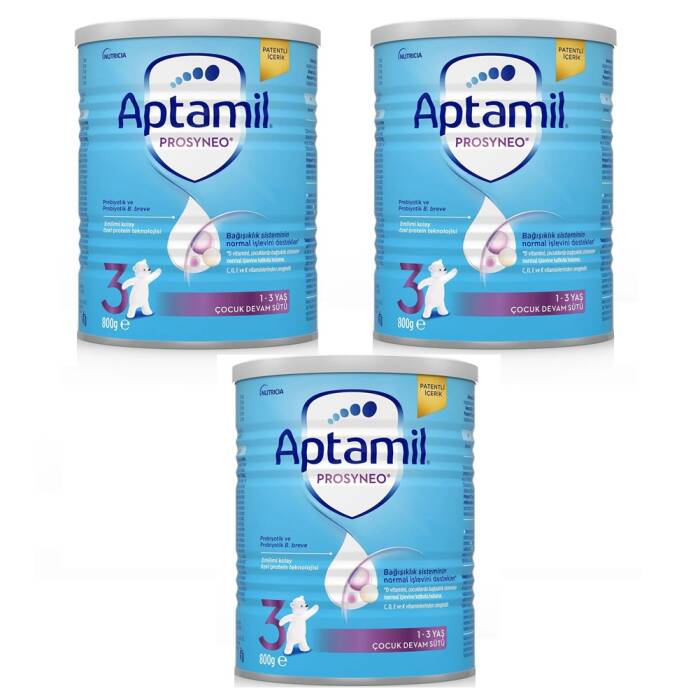 Aptamil Prosyneo 3 Numara Çocuk Devam Sütü 800 gr x 3 Adet - 1