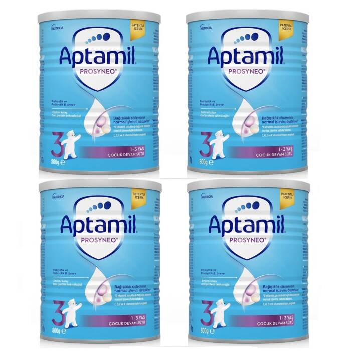 Aptamil Prosyneo 3 Numara Çocuk Devam Sütü 800 gr x 4 Adet - 1