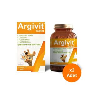 Argivit Classic Takviye Edici Gıda 30 Tablet 2'li Paket - Argivit