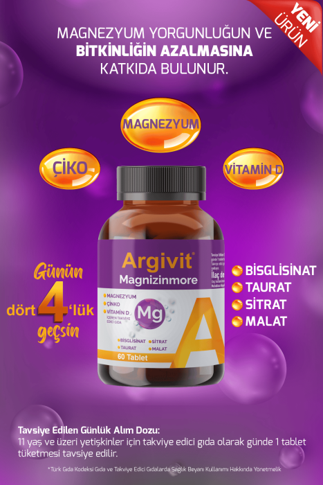 Argivit Magnizinmore 60 Tablet - 4
