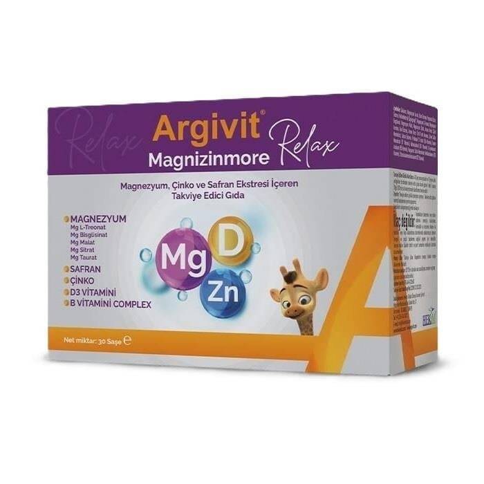 Argivit Magnizinmore Relax 30 Saşe - 1