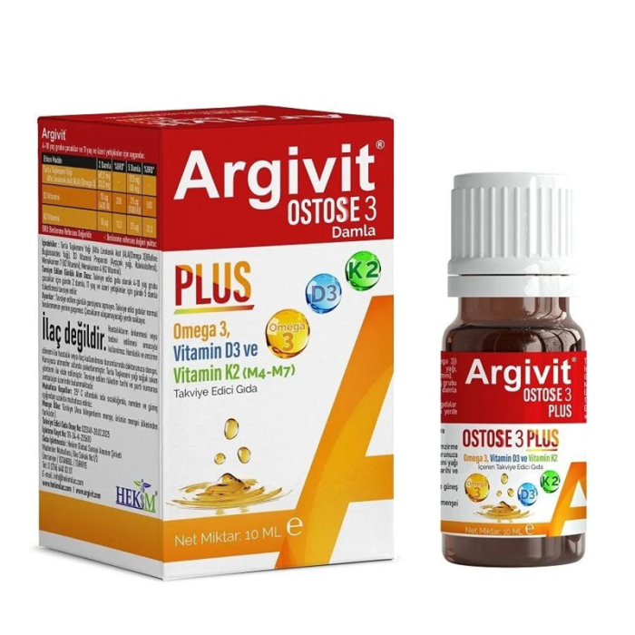 Argivit Ostosse3 Plus Damla 10 ml - 1