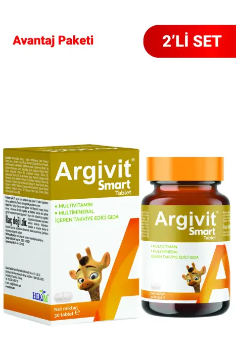 Argivit Smart 30 Tablet 2'li Paket - 1