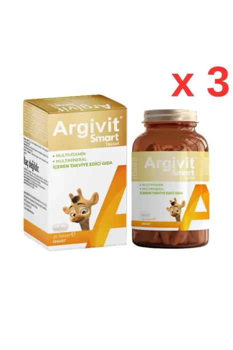 Argivit Smart 30 Tablet 3'lü Paket - 1