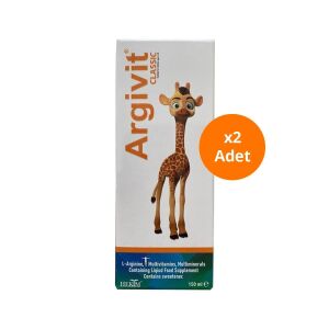 Argivit Vitamin Mineral L-Arjinin Şurup 150 ml x2 Adet - Argivit