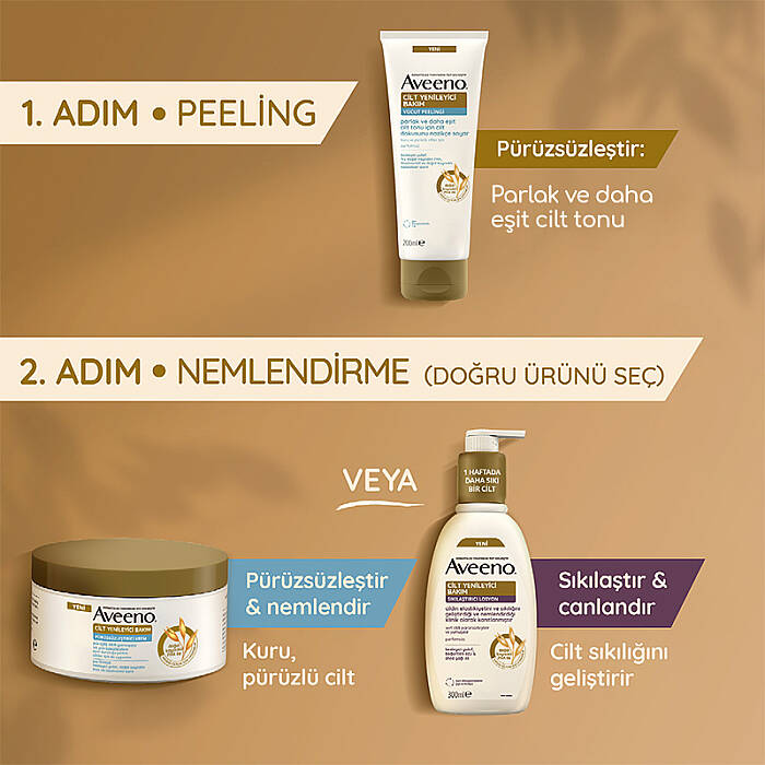 Aveeno Cilt Yenileyici Bakım Pürüzsüzleştirici Krem 300 ml - 6