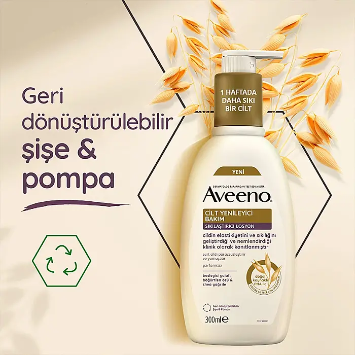 Aveeno Cilt Yenileyici Bakım Sıkılaştırıcı Losyon 300 ml - 3