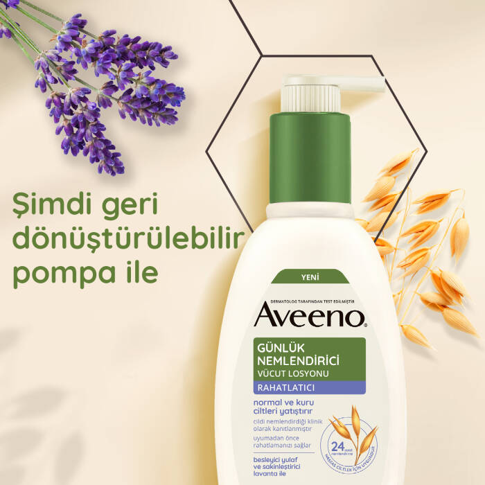 Aveeno Lavantalı Günlük Nemlendirici Vücut Losyonu 300 ml - 3