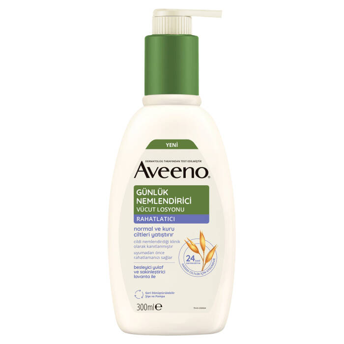 Aveeno Lavantalı Günlük Nemlendirici Vücut Losyonu 300 ml - 1