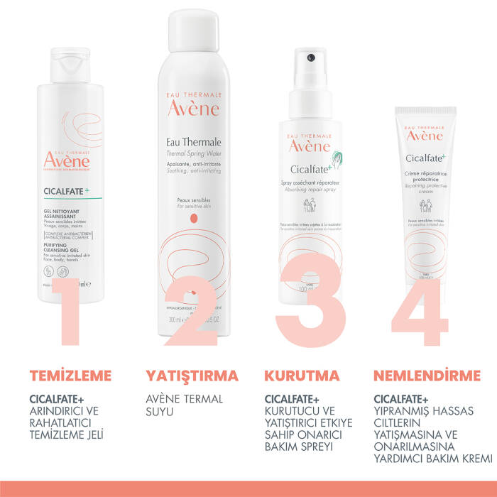 Avene Cicalfate+ Kurutucu ve Yatıştırıcı Etkiye Sahip Onarıcı Bakım Spreyi 100 ml - 5