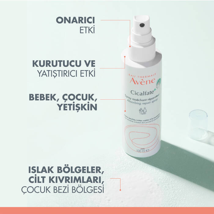Avene Cicalfate+ Kurutucu ve Yatıştırıcı Etkiye Sahip Onarıcı Bakım Spreyi 100 ml - 3