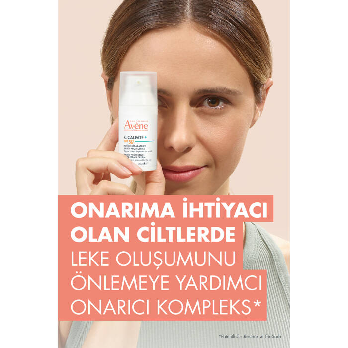 Avene Cicalfate+ SPF 50+ Yüksek Koruyucu İçeren Cilt Onarıcı Bakım Kremi - 6
