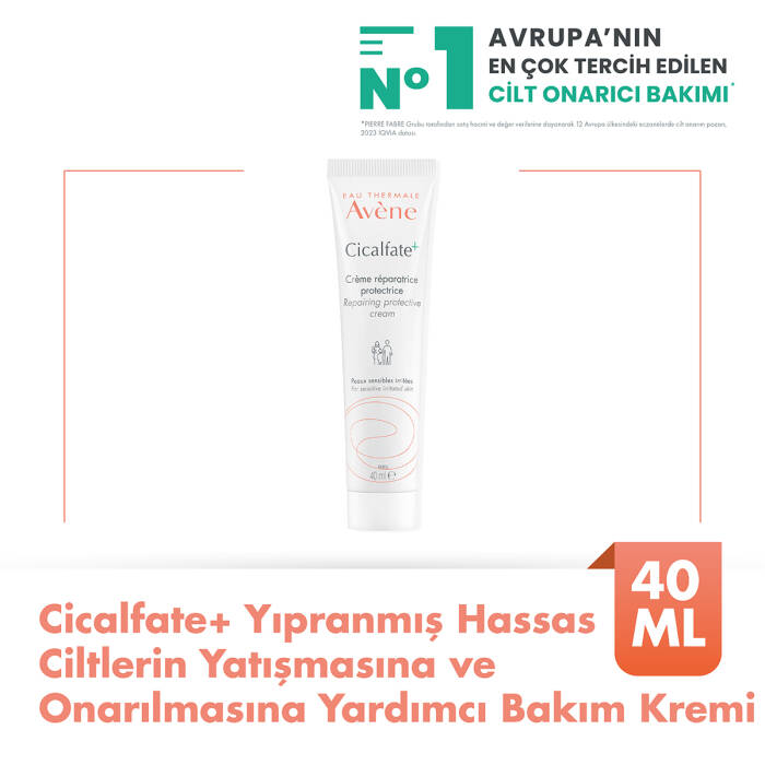 Avene Cicalfate+ Yıpranmış Hassas Ciltlerin Yatışmasına ve Onarılmasına Yardımcı Bakım Kremi 40 ml - 2