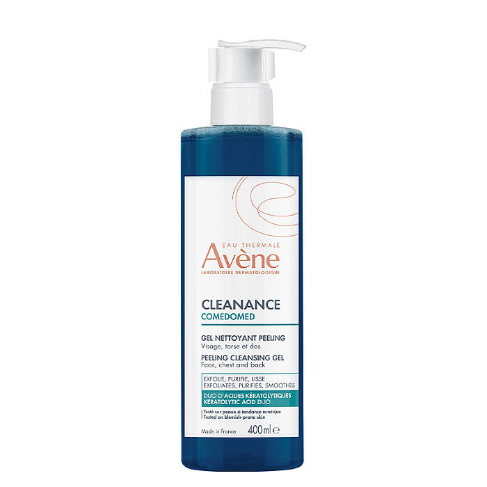 Avene Cleanance Comedomed Laktik ve Süksinik Asit İçeren Peeling Etkili Temizleme Jeli 400 ml - 1
