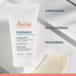 Avene Cleanance Hassas ve Lekeye Eğilimli Ciltler için Matlaştırıcı ve Arındırıcı Kil İçerikli Maske 50 ml - 6