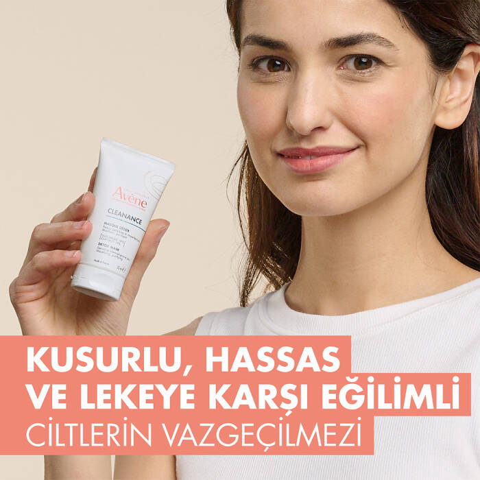 Avene Cleanance Hassas ve Lekeye Eğilimli Ciltler için Matlaştırıcı ve Arındırıcı Kil İçerikli Maske 50 ml - 4