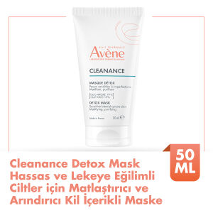 Avene Cleanance Hassas ve Lekeye Eğilimli Ciltler için Matlaştırıcı ve Arındırıcı Kil İçerikli Maske 50 ml - 2