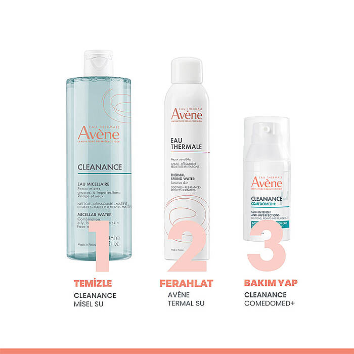 Avene Cleanance Karma ve Düzensiz Ciltler için Glutamik Asit İçeren Misel Su 400 ml - 5