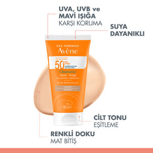 Avene Cleanance Yağlı ve Akneye Eğilimli Ciltler için SPF 50+ Renkli Güneş Koruyucu 50 ml - 5