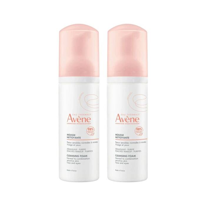 Avene Cleansing Foam Normal ve Karma Hassas Ciltler için Temizleme Köpüğü 150 ml x 2 Adet - 1
