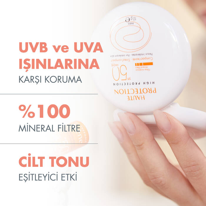 Avene Compact Dore Mineral Filtreli Kompakt Renkli SPF 50+ Güneş Koruyucu 10 gr - 6