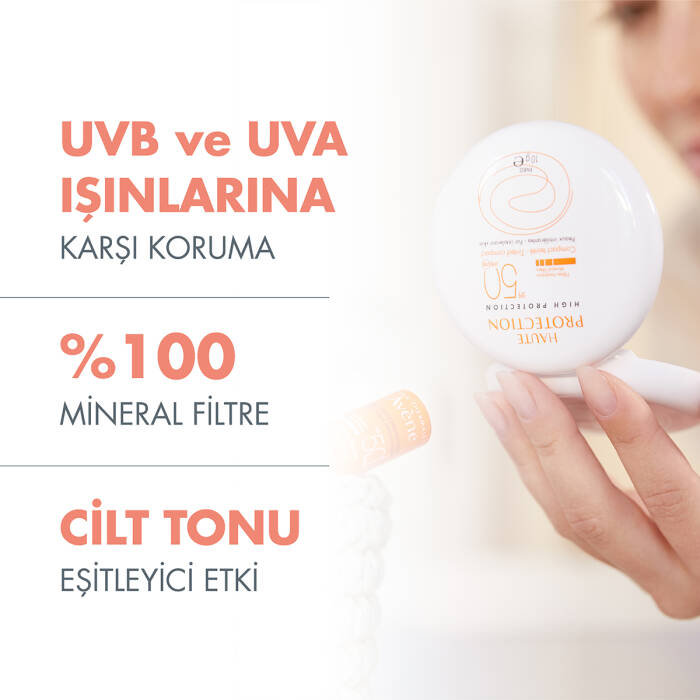 Avene Compact Sable Mineral Filtreli Kompakt Renkli SPF 50+ Güneş Koruyucu 10 gr - 6