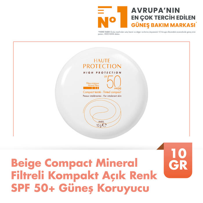Avene Compact Sable Mineral Filtreli Kompakt Renkli SPF 50+ Güneş Koruyucu 10 gr - 2