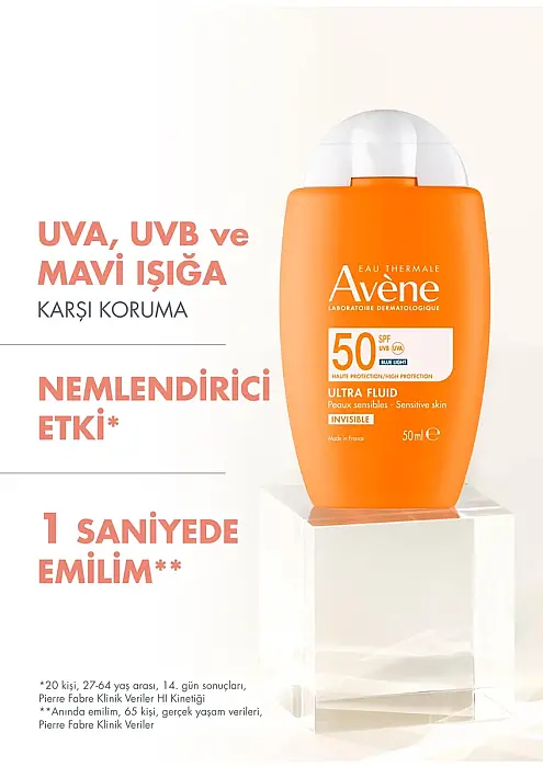 Avene Fluide SPF 50+ Normal ve Karma Ciltler için Güneş Koruyucu 50 ml - 3