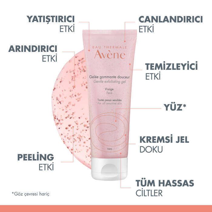 Avene Gentle Exfoliating Gel Tüm Hassas Ciltler için Aydınlatıcı Peeling 75 ml - 4