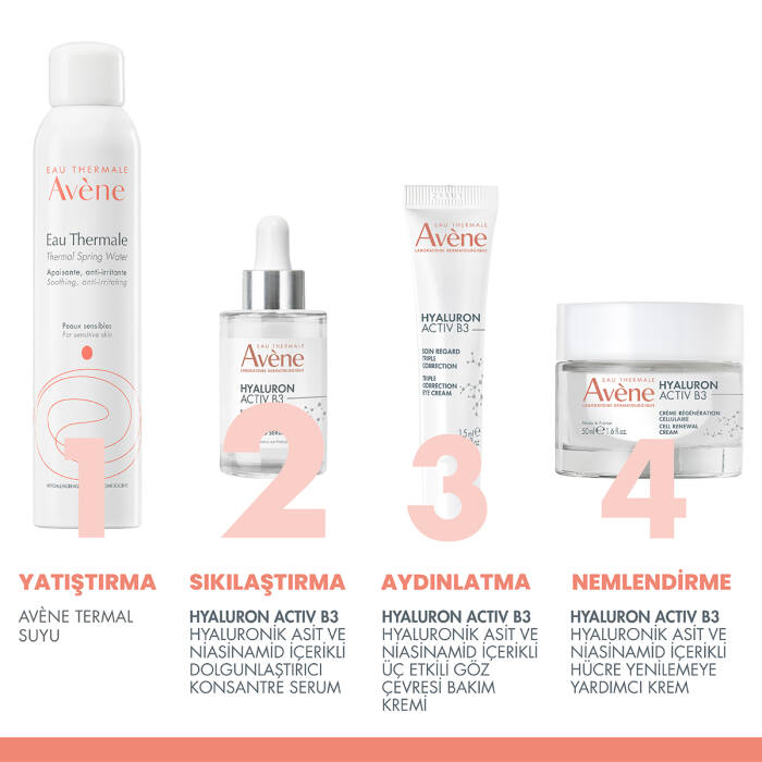 Avene Hyaluron ACTIV B3 Hyaluronik Asit ve Niasinamid İçerikli Dolgunlaştırıcı Konsantre Serum 30 ml - 7