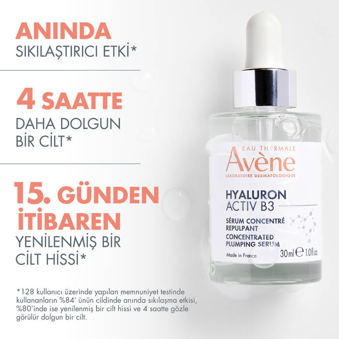 Avene Hyaluron ACTIV B3 Hyaluronik Asit ve Niasinamid İçerikli Dolgunlaştırıcı Konsantre Serum 30 ml - 6