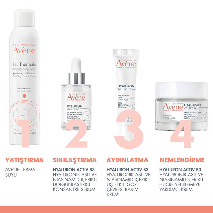 Avene Hyaluron ACTIV B3 Hyaluronik Asit ve Niasinamid İçerikli Üç Etkili Göz Çevresi Bakım Kremi 15 ml - 7