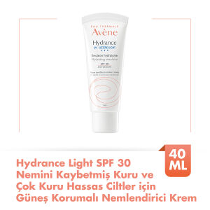 Avene Hydrance Light SPF30+ Hassas ve Karma Ciltler için Güneş Korumalı Nemlendirici Emülsiyon 40 ml - 2