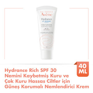 Avene Hydrance Rich SPF30 Kuru ve Hassas Ciltler için Güneş Korumalı Nemlendirici Krem 40 ml - 2