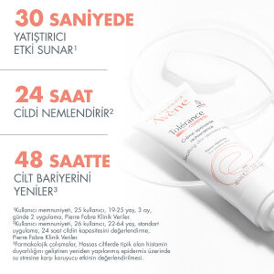 Avene Tolerance Control Soothing Skin Recovery Cream Yatıştırıcı Yeniden Yapılandırıcı Cilt Bakım Kremi 40 ml - 6