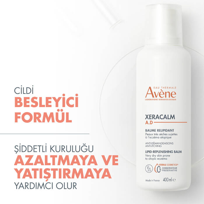 Avene XeraCalm AD Atopiye Eğilimli Ciltler için Nemlendirici Balsam 400 ml - 6