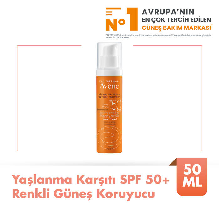 Avene Yaşlanma Karşıtı SPF 50+ Renkli Güneş Koruyucu 50 ml - 2