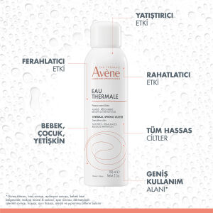 Avene Yatıştırıcı Rahatlatıcı ve Ferahlatıcı Termal Su 150 ml - 5