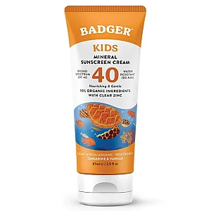 Badger Clear Zinc Çocuk Güneş Kremi SPF40 87 ml - Badger